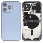 Capac Spate Sticla iPhone 13 Pro OEM (No Logo) (Sierra Blue)