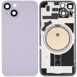 Capac Spate Sticla iPhone 14 OEM (No Logo) (Purple)