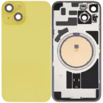 Capac Spate Sticla iPhone 14 OEM (No Logo) (Yellow)