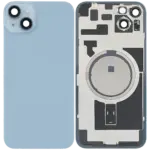 Capac Spate Sticla iPhone 14 Plus OEM (No Logo) (Blue)
