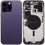 Capac Spate Sticla iPhone 14 Pro Max OEM (No Logo) (Deep Purple)