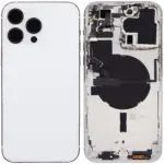 Capac Spate Sticla iPhone 14 Pro Max OEM (No Logo) (Silver)