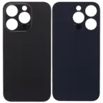 Capac Spate Sticla iPhone 14 Pro (No Logo) (Space Black)