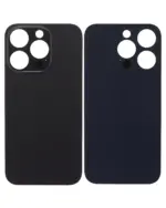 Capac Spate Sticla iPhone 14 Pro (No Logo) (Space Black)