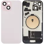 Capac Spate Sticla iPhone 15 OEM (No Logo) (Pink)