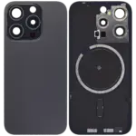 Capac Spate Sticla iPhone 15 Pro OEM (No Logo) (Black Titanium)