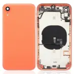 Capac Spate Sticla iPhone XR OEM (No Logo) (Coral)
