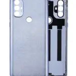 Capac Spate Sticla Motorola Moto Power Service Pack Original (Opal Silver)