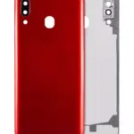 Capac Spate Sticla Samsung Galaxy A20 OEM (Red)