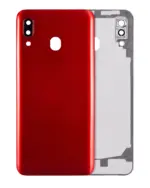 Capac Spate Sticla Samsung Galaxy A20 OEM (Red)