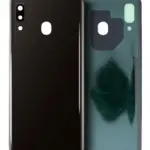 Capac Spate Sticla Samsung Galaxy A20 Service Pack Original (Black)
