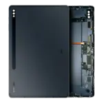 Capac Spate Sticla Samsung Galaxy Tab S7 Plus Service Pack Original (Mystic Black)