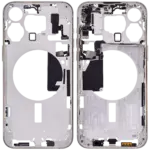 Carcasa Mijloc Mid-Frame iPhone 15 Pro Max OEM (White Titanium)