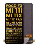 Display telefon Xiaomi Poco F3 / Poco F4 / MI 11i / MI 11X / MI 11X Pro / Redmi K40 / K40 Pro / K40 Pro+ / K40S / Black Shark 4 / Black Shark 4 Pro / Black Shark 4S / Black Shark 4S Pro / Black Shark 5RS Refurbished