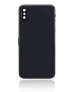 Capac Spate Sticla iPhone XS AMPlus (No Logo) (Space Gray) - imagine 3