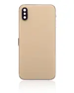 Capac Spate Sticla iPhone XS AMPlus (No Logo) (Gold) - imagine 2