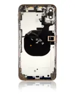 Capac Spate Sticla iPhone XS Max AMPlus (No Logo) (Gold) - imagine 3