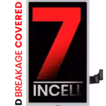 Display cu Placa Metalica iPhone 7 AMPro XO7 In-Cell (White)