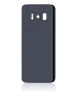 Capac Spate Sticla Samsung Galaxy S8 Service Pack Original (Midnight Black) - imagine 2