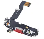 Cablu Flex Port Incarcare Cu Placa iPhone 12 / 12 Pro AMPlus (Red) - imagine 4