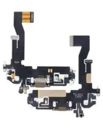 Cablu Flex Port Incarcare Cu Placa iPhone 12 / 12 Pro AMPlus (Gold) - imagine 2