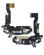 Cablu Flex Port Incarcare Cu Placa iPhone 12 / 12 Pro AMPlus (Pacific Blue) - imagine 2