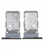 Suport SIM Card Tray Samsung Galaxy S21 (Black) - imagine 2