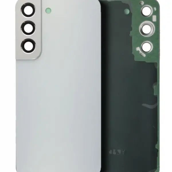 Capac Spate Sticla Samsung Galaxy S22 Plus Service Pack Original (White)