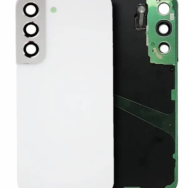 Capac Spate Sticla Samsung Galaxy S22 Service Pack Original (White)