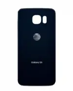 Capac Spate Sticla Samsung Galaxy S6 Refurbished (AT&T Logo) (Black Sapphire) - imagine 2