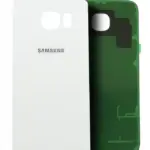 Capac Spate Sticla Samsung Galaxy S6 Refurbished (AT&T Logo) (White Pearl)