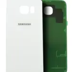 Capac Spate Sticla Samsung Galaxy S6 Refurbished (AT&T Logo) (White Pearl)