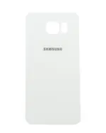 Capac Spate Sticla Samsung Galaxy S6 Refurbished (AT&T Logo) (White Pearl) - imagine 2