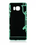 Capac Spate Sticla Samsung Galaxy S6 Edge Service Pack Original (Black Sapphire) - imagine 3