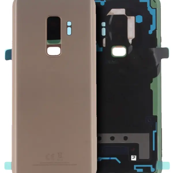 Capac Spate Sticla Samsung Galaxy S9 Plus Service Pack Original (Sunrise Gold)