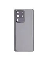 Capac Spate Sticla Samsung Galaxy S20 Ultra 5G AMPlus (No Logo) (Cosmic Gray) - imagine 3