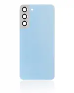 Capac Spate Sticla Samsung Galaxy S22 Plus 5G AMPlus (No Logo) (Sky Blue) - imagine 2