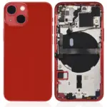 Capac Spate Sticla iPhone 13 Mini AMPlus (No Logo) (Red)