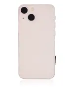 Capac Spate Sticla iPhone 13 Mini AMPlus (No Logo) (Pink) - imagine 2