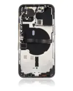 Capac Spate Sticla iPhone 13 Pro AMPlus (No Logo) (Graphite) - imagine 3