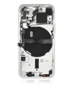 Capac Spate Sticla iPhone 13 Mini AMPlus (No Logo) (Starlight) - imagine 3