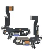 Cablu Flex Port Incarcare Cu Placa iPhone 12 / 12 Pro Premium (Purple) - imagine 2