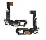 Cablu Flex Port Incarcare Cu Placa iPhone 12 / 12 Pro Premium (Green) - imagine 2