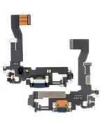 Cablu Flex Port Incarcare Cu Placa iPhone 12 / 12 Pro Premium (Pacific Blue) - imagine 2