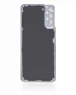 Capac Spate Sticla Samsung Galaxy S21 Plus Service Pack Original (Phantom Silver) - imagine 3