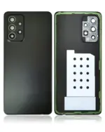 Capac Spate Sticla Samsung Galaxy A52 5G (A526) AMPlus (Awesome Black) - imagine 2