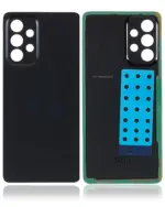 Capac Spate Sticla Samsung Galaxy A53 5G (A536) AMPlus (Black) - imagine 2