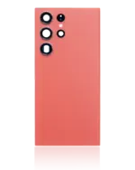 Capac Spate Sticla Samsung Galaxy S23 Ultra 5G AMPlus (No Logo) (Red) - imagine 2