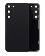 Capac Spate Sticla Samsung Galaxy S23 Plus 5G AMPlus (No Logo) (Phantom Black) - imagine 3