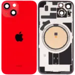 Capac Spate Sticla iPhone 14 Refurbished (Red)